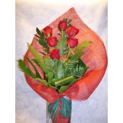 Ramo 6 rosas rojas